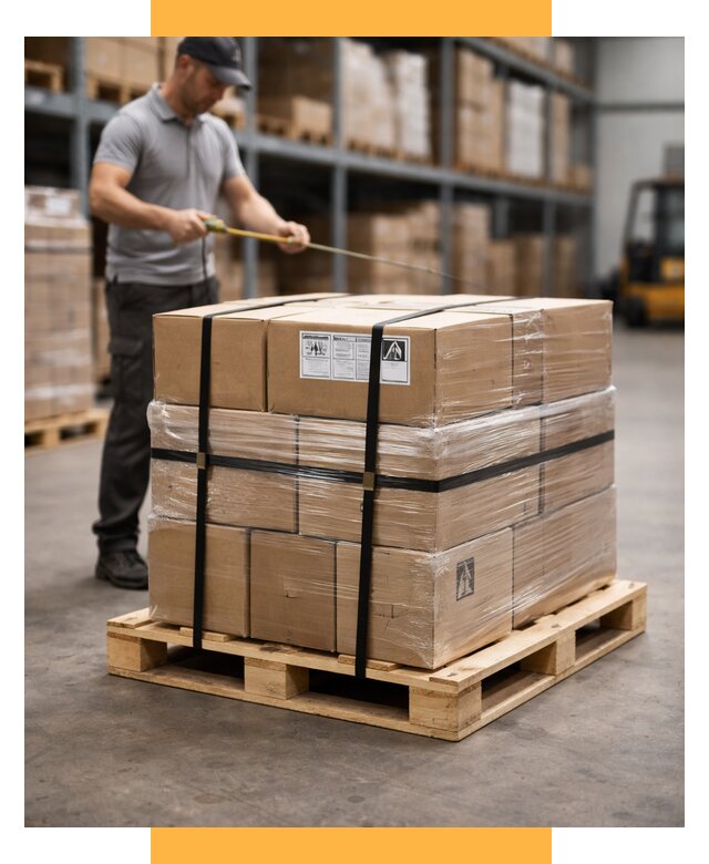 Упаковка и паллетирование грузов от 3612 р. | СетСервис-Лнр