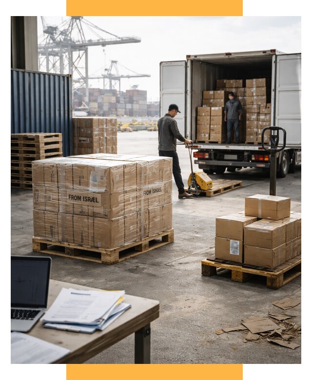 Доставка грузов из Израиля от 15480 р., логистика от СетСервис-Лнр