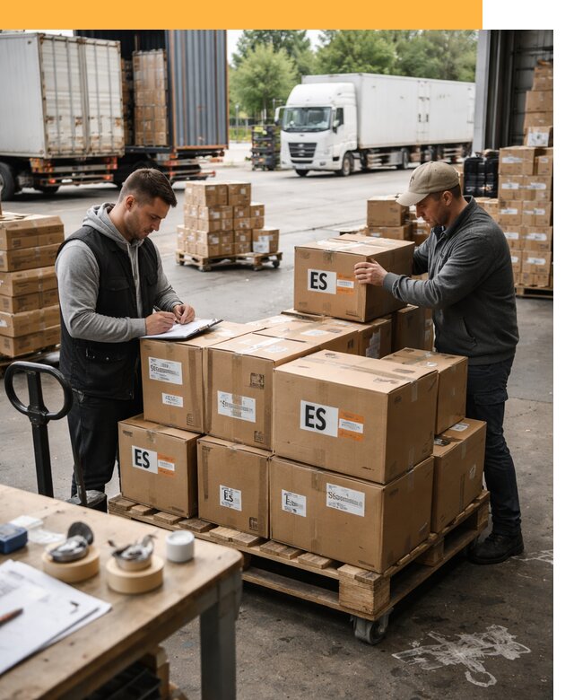 Доставка грузов в Испанию автотранспортом от 36120 руб