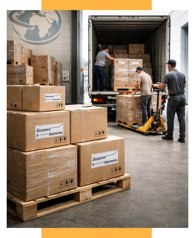 Доставка грузов в Израиль и экспорт от 46440 р. СетСервис-Лнр
