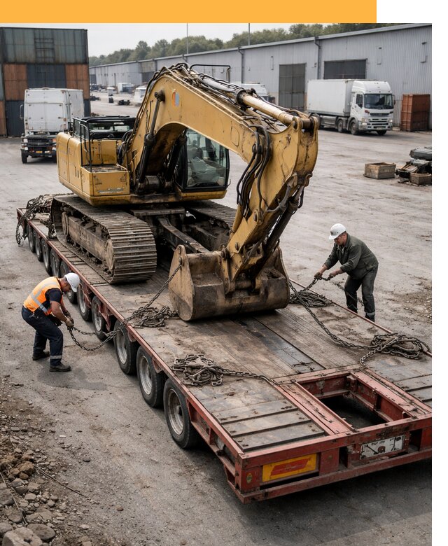 Перевозка спецтехники по России и миру от 46440 руб