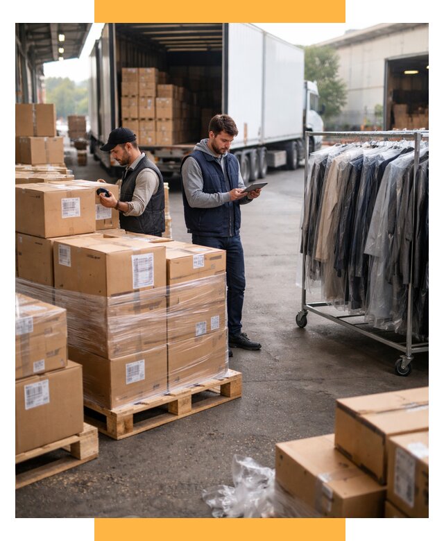 Перевозка и доставка одежды из Китая от 7740 р., СетСервис-Лнр