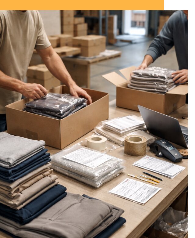 Перевозка одежды по миру от 7740 руб. с таможенным оформлением