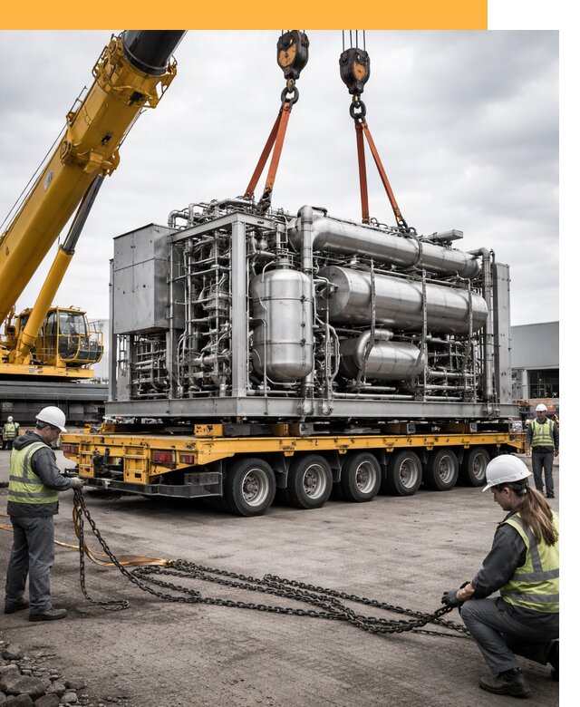 Перевозка тяжеловесных грузов по миру от 154800 руб