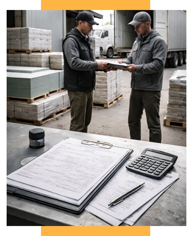 Таможенное оформление стройматериалов от 8772 р. | СетСервис-Лнр