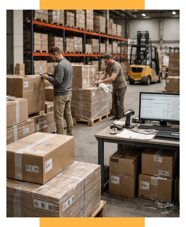 Склад консолидации в Европе от 6708 р., услуги СетСервис-Лнр